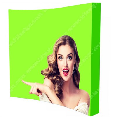 10ft Curve Pop up Trade show display