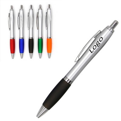 Durable Plastic Clicker Ballpoint Pen