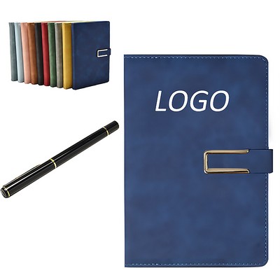 A5 Lined Journal Notebook with Pen