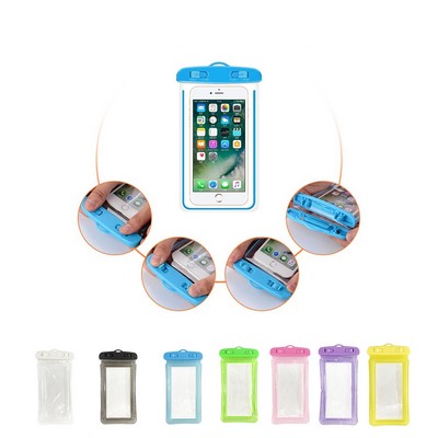 Luminous Waterproof Phone Pouch w/ Lanyard