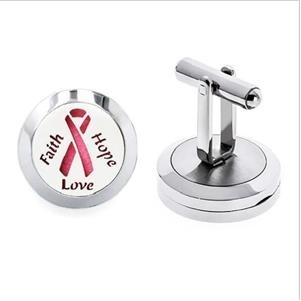 Pink Ribbon Awareness Cufflinks