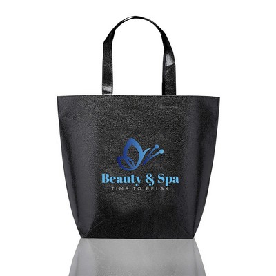 Opulent Non-Woven Metallic Tote Bag (Full Color Imprint)