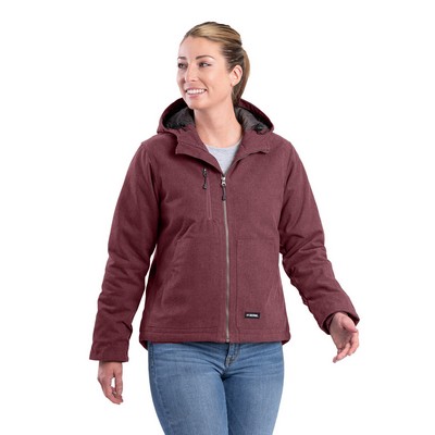 Berne Apparel Ladies' Heathered Duck Hooded Jacket