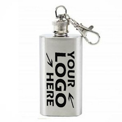 2 Oz. Hip Flask Keychain