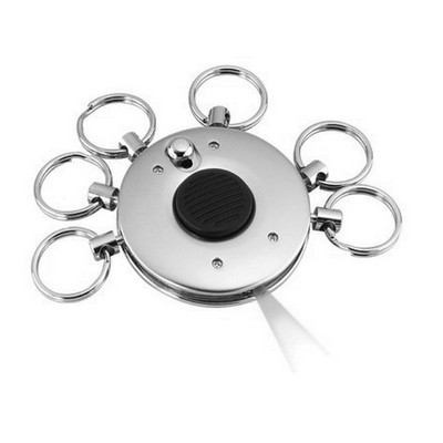 Six Ring Key Chain With Light