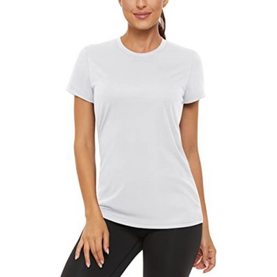 Women's Performance Blank Sublimation Short Sleeve T-Shirt