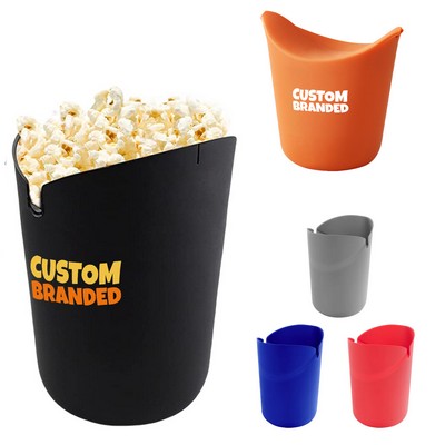 Silicone Snack Containers/Popcorn Popper Bucket