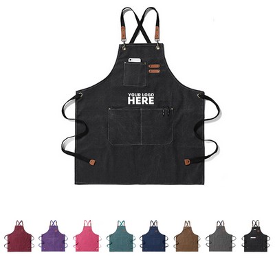 Heavy Duty Work Apron With Pockets