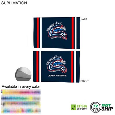 72 Hr Fast Ship - Team Poplin Pillowcase, 33x21, Sublimated full color Edge to Edge 2 sides