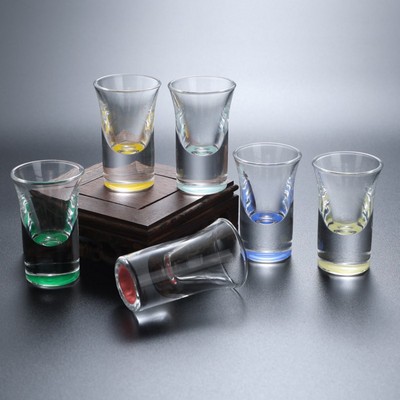 1oz Creative Colorful Shooter Glass