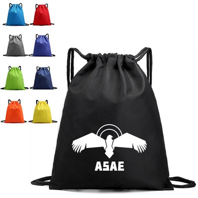 Football Drawstring Backpack