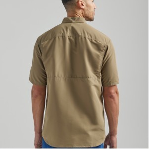 Wrangler® Riggs Workwear® Women's Dark Khaki Beige Lightweight Vented Workshirt