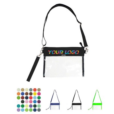 Transparent PVC Crossbody Bag