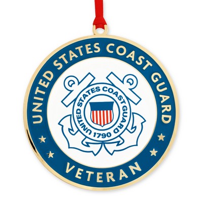 Officially Licensed U.S. Coast Guard Veteran Ornament