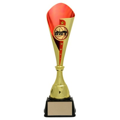 Bruno Cup " Holder Medal - Gold/Red, Award Trophy, 14