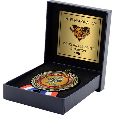 Medallion Presentation Box, 2 3/ Medals