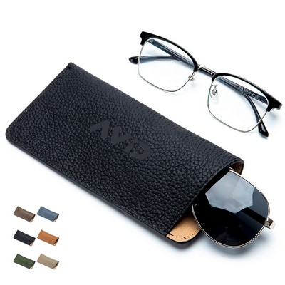 Soft Leather Eyeglass Case