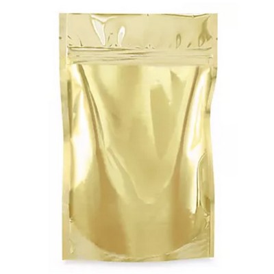 Gold Pouch Zip Lock Closure