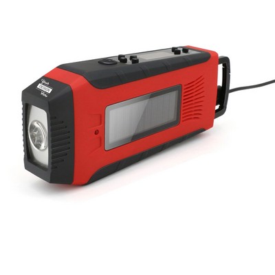 Solar Hand Crank NOAA Weather Radio