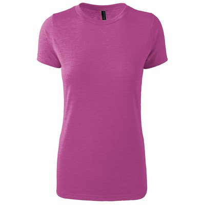 PRIMEASE® Ladies' Tri-Blend Short Sleeve Tee Shirt