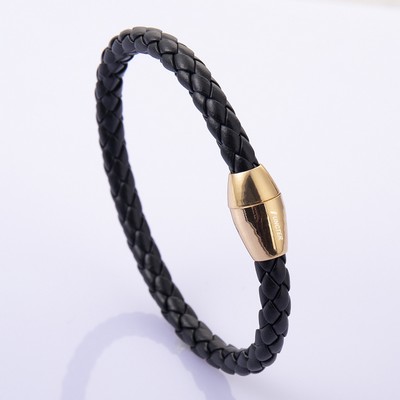 Fashion Leather Woven Wristband