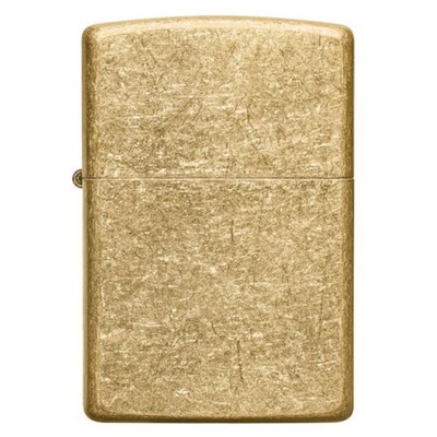 Genuine Zippo windproof lighter - Tumbled Brass