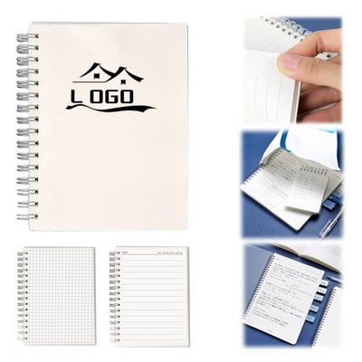 A6 Transparent Wire Bound Notebook