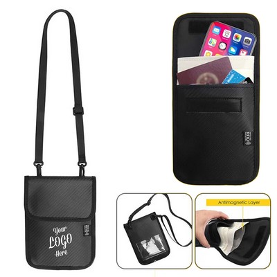 Anti Theft Shoulder Bag With RFID Blocking