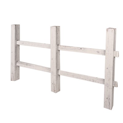 3-D White Fence Prop