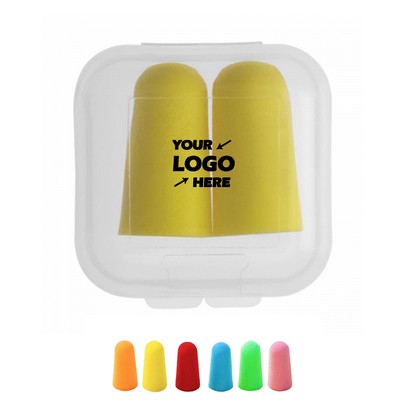 Earplugs in Square Case