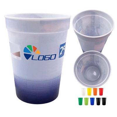 12Oz Full Color Custom Plastic Square Cup