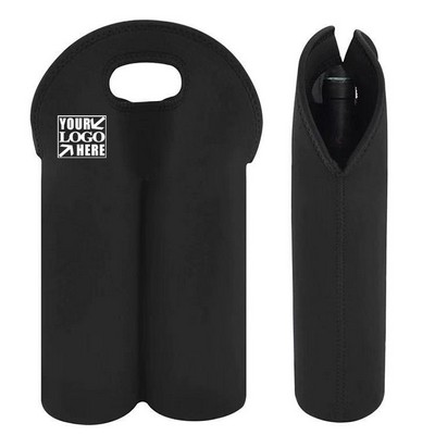 Neoprene 2 Bottles Cooler Wine bottle Bag