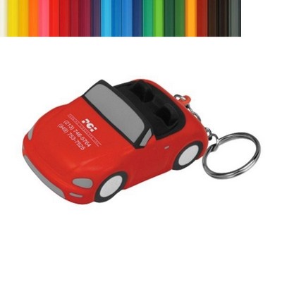 Convertible Car Stress Reliever Key Chain PU