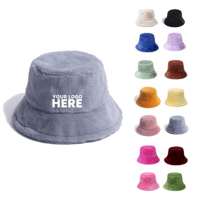 Plush Fuzzy Bucket Hat