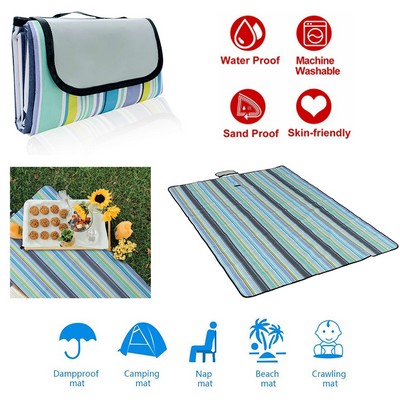 Outdoor Waterproof Backing Foldable Picnic Blanket- Large