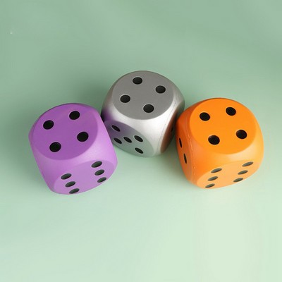 PU Foam Dice-Shaped Stress Relief Toys