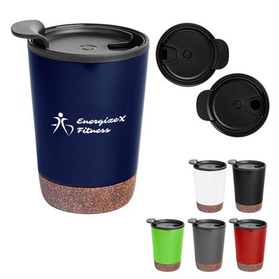 10 Oz. Stainless Steel Tumbler With Cork Base