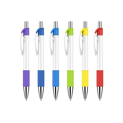 White Coco Plastic Pen