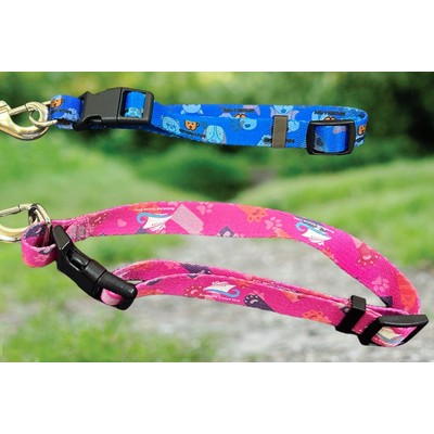 NEW Paw Power Dye-Sub Pet Collars (X-Small/Medium) Adjustable Size Full Custom PMS Colors