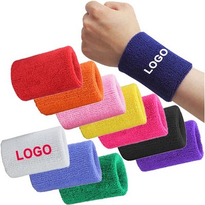 Custom Cotton Plush Terry Sports Wristband