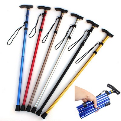 Adjustable Aluminum Walking Cane Hiking Stick