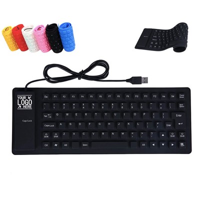 Portable Usb Silicone Keyboard