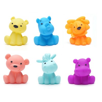 PVC Pinch Ball_Cartoon Animals 6 styles