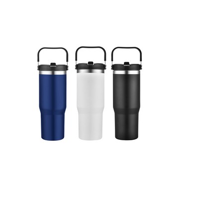 30 oz Vacuum Travel Mug with Carrier