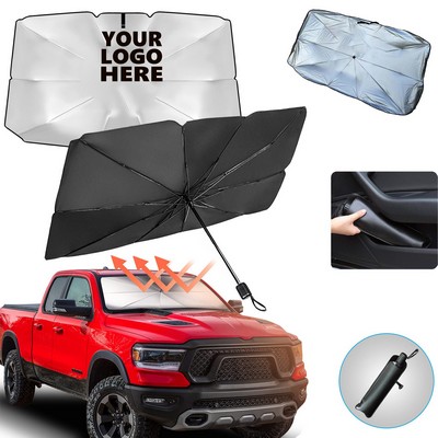 Outdoor Foldable Automotive Windshield Sunshades Car Umbrella