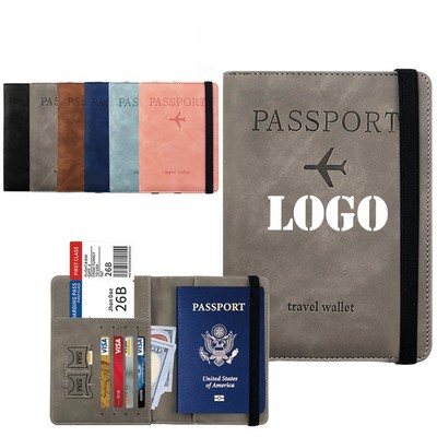 Compact Travel Document Wallet and Passport Case