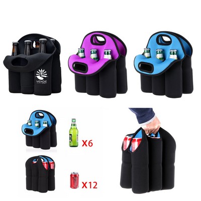 6 Pack Beer Cooler Tote Bag