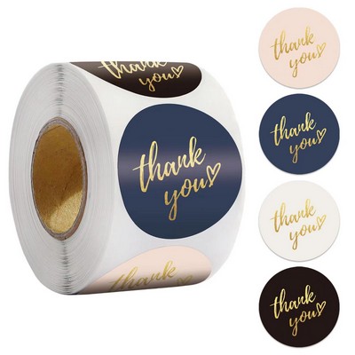 Thank You Stickers With Beautiful Design