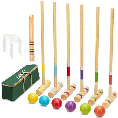 Six Player Croquet Set