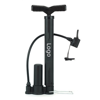 Bicycle Tire Inflator with High-Pressure Buffer